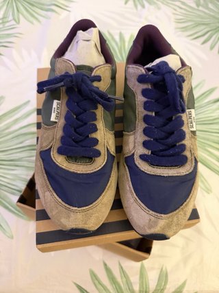 Zapatillas Scalpers Kids Azul y Verde