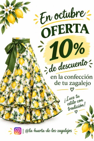 Zagalejo huertano hecho a medida