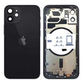 Struttura e cover posteriore iPhone 12 mini (Nero)