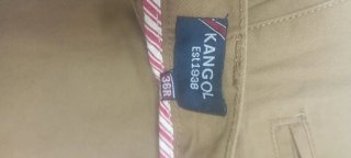 Pantalón Kangol Talla 36R Beige Nuevo