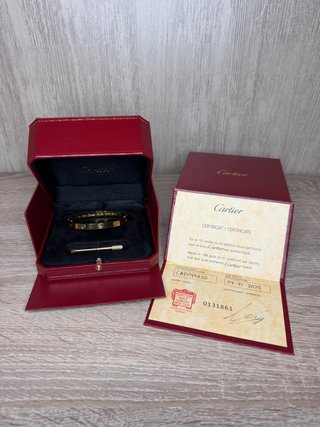 Pulsera Cartier Love Oro Mujer Nueva