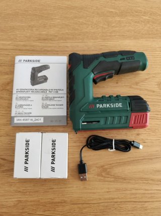 Grapadora Parkside 4V Recargable