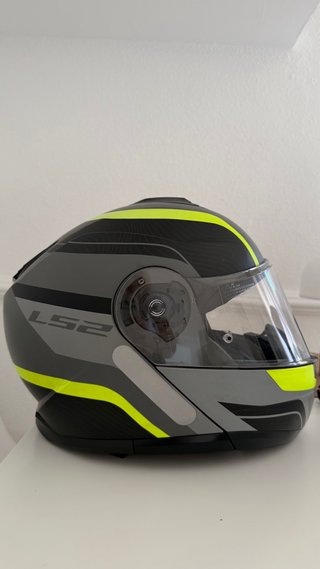 Casco LS2 Strobe II Gris y Amarillo S