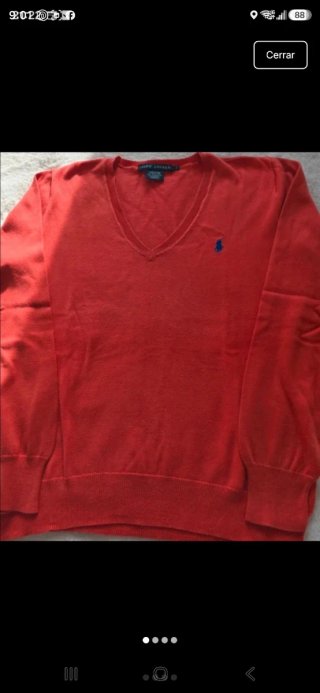 Jersey Ralph Lauren Rojo Talla L