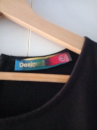 Vestido Desigual Negro Talla M