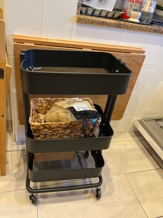 Carrito Auxiliar Cocina Ikea Negro