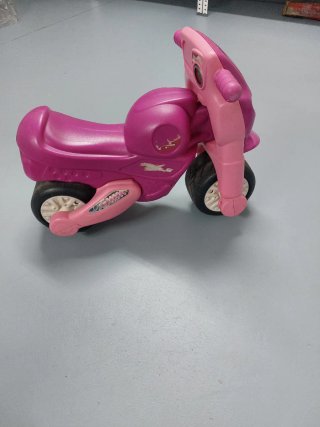 Moto correpasillos rosa