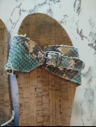 Sandalias Zara Home de Corcho y Piel