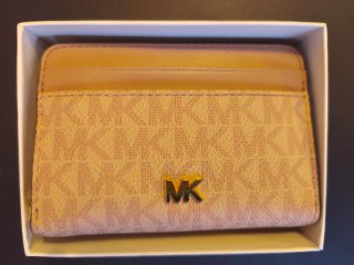 Cartera tarjetero Michael Kors Jet Set monograma