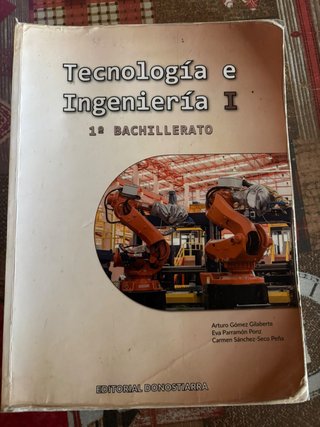 te nologia e ingenieria 1, bachillerato