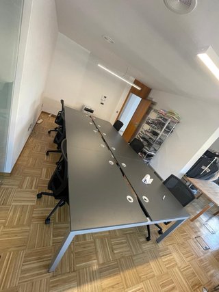 Mesa de oficina para 6 personas
