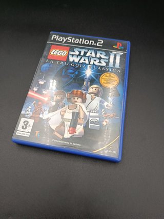 LEGO Star Wars II PS2, caja y manual