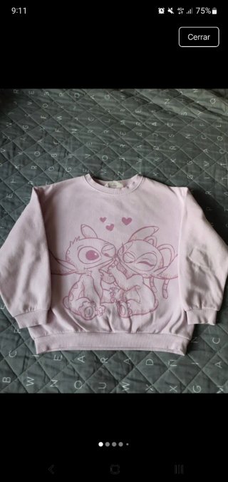Sudadera Disney Stich 6/8 años
