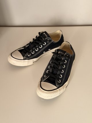 Converse Chuck Taylor All Star bajas negras 38