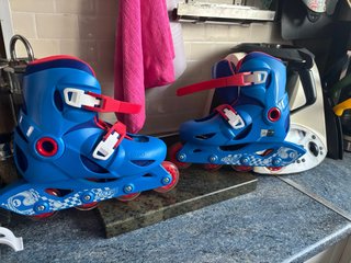 Patines Oxelo T.32-34 con Protecciones y bolsa