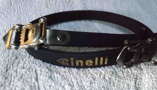 Cinghie ferma piedi toe straps "CINELLI"