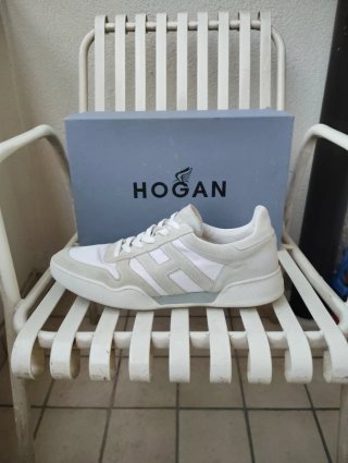 Hogan Scarpe Uomo N.44 Grigio Bianco
