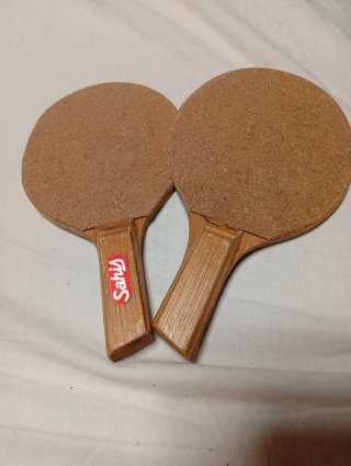 Palas de ping-pong vintage años 60