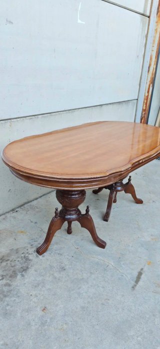 Mesa extensible de madera