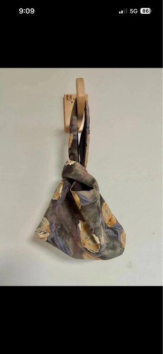 Bolso artesanal estilo japonés