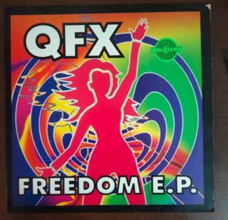 1994 HAPPY HARDCORE QFX Freedom E.P. vinilo techno
