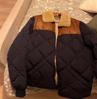 Chaqueta Chevignon azul y marrón