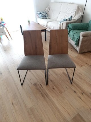 Set de 2 Sillas de Comedor