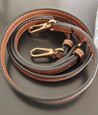 Correa de Bolso Ajustable Cuero Marrón