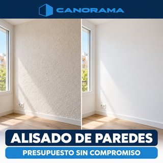 Alisado de paredes y eliminación de gotelé
