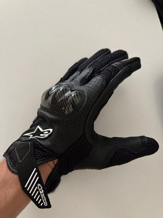 Guantes Alpinestars Negros Moto