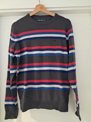 Jersey Lois Gris de Rayas