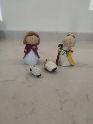 Belén figuras resina