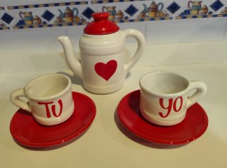 Juego de café de cerámica