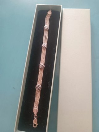 Pulsera de Plata de Ley 925 Articulada