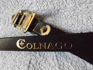 Cinghie ferma piedi toe straps "Colnago"