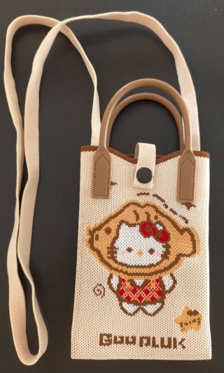 Bolso Bandolera de Punto Hello