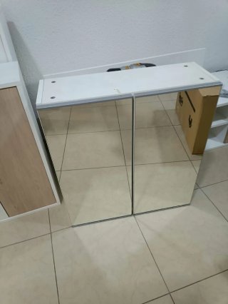 Armario Espejo Ikea Madera Blanco