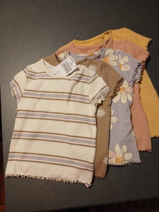 Set 4 magliette bimba