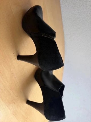 Botines Patricia Miller piel negra talla 39