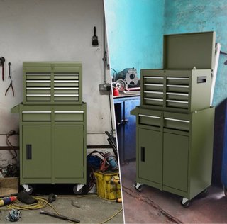 Organizador taller/peluqueria - Verde militar