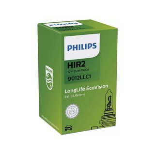 Philips 9012LLC1 LongLife Lámpara Faro HIR2