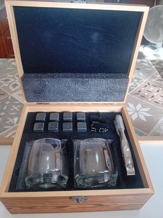 Set Whisky Flow con 2 bicchieri