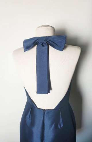 Vestido azul elegante talla XS