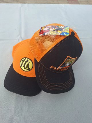 Lote 2 Gorras Trucker Dragon Ball Son Goku