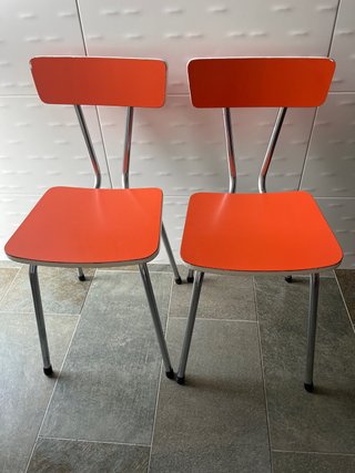 Set di 2 Sedie da Cucina Vintage