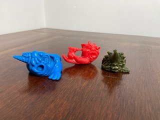 Set di 3 Mini Boglins anni 90