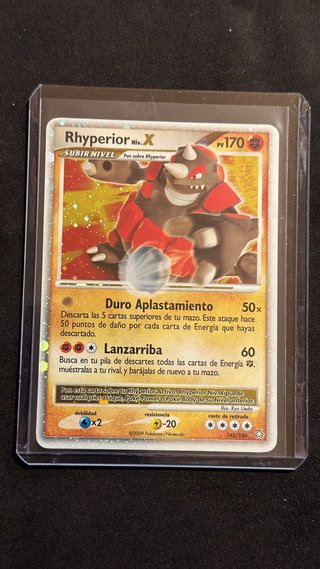Carta Pokémon Rhyperior Niv. X