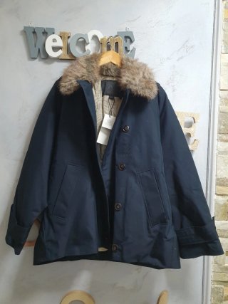 Abrigo parka Zara Azul ,waterproof
