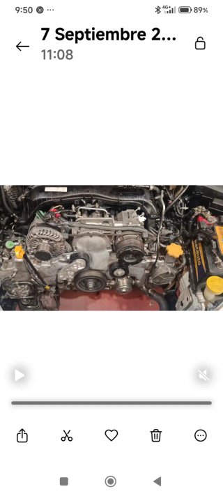 Despiece motor Subaru Outback EE20 diesel del 2010