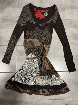 Vestido Desigual Estampado
